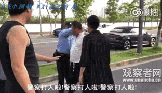 被噴辣椒水的兩人因阻礙執法已被行拘